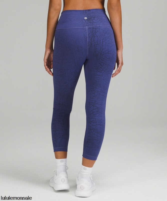 Lululemon Damen DELULU080 | Thread Dye Wunder Train High-rise Crop 23